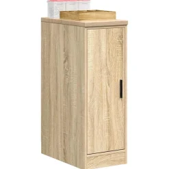 Clearance vidaXL Garageskåp 30x51x85 cm massiv trä furu Sonoma ek