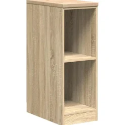 vidaXL Garageskåp Sonoma ek 30x51x85 cm massiv trä furu