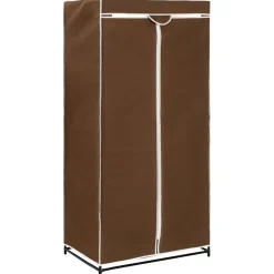 Discount vidaXL Garderob 75x50x160 cm Brun