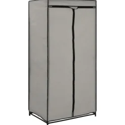 Hot vidaXL Garderob 75x50x160 cm Grå