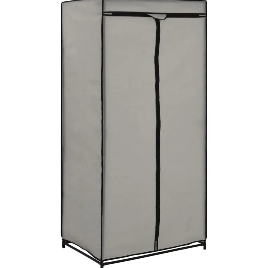 Hot vidaXL Garderob 75x50x160 cm Grå