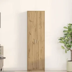 vidaXL Garderob med hylla Artisan Ek 55 x 25 x 189 cm Konstruerat trä