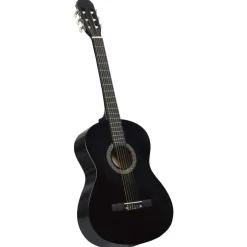 Discount vidaXL Gitarr för nybörjare med fodral klassisk 4/4 39" Svart