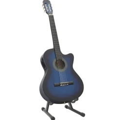 Online vidaXL Gitarr western 12 delar med EQ-pedal och 6 strängar Blå