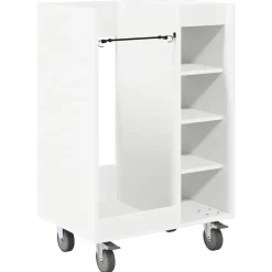 Sale vidaXL Golf Skåp med hjul Enfärgad 65 x 45 x 98 cm Vit