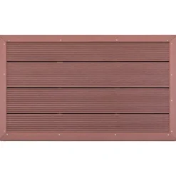 Discount vidaXL Golv till utedusch 101x63x5,5 cm WPC Brun