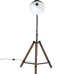 vidaXL Golvlampa 25 W svart 75x75x90-150 cm E27