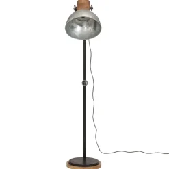 Best vidaXL Golvlampa 25 W vintage 30x30x100-150 cm E27 Silver