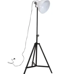 vidaXL Golvlampa 25 W 61x61x90/150 cm E27 Vit