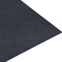 vidaXL Golvplank 55 pcs Svart 5,11 m² PVC