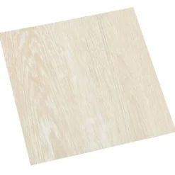 vidaXL Golvplankor 5,11 m² 55 pcs PVC Vit och Beige