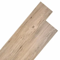 Clearance vidaXL Golvplankor 18 pcs Brun 5,26 m² PVC Brun ek