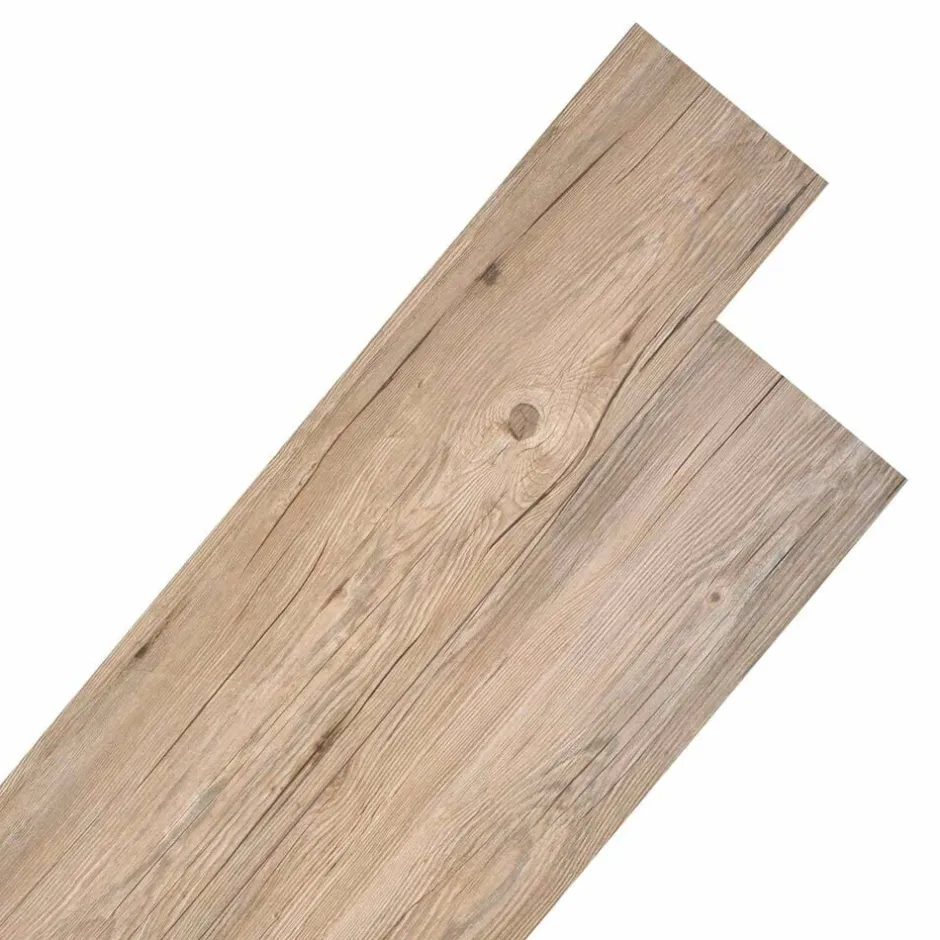 Clearance vidaXL Golvplankor 18 pcs Brun 5,26 m² PVC Brun ek