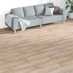 Clearance vidaXL Golvplankor 18 pcs Brun 5,26 m² PVC Brun ek