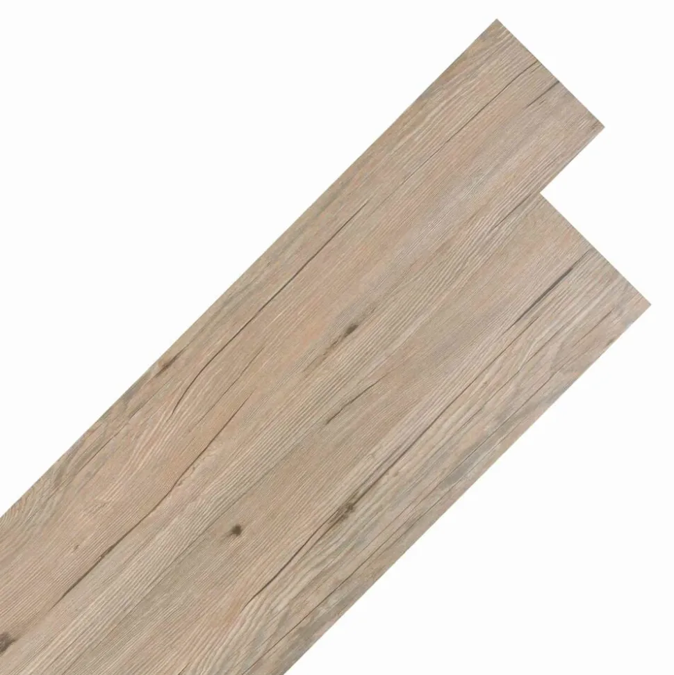 vidaXL Golvplankor 36 pcs Ek Brun 5,02 m² PVC