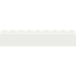 Discount vidaXL Gräskanter 10 pcs 103 x 0,05 x 22 cm Stål Vit