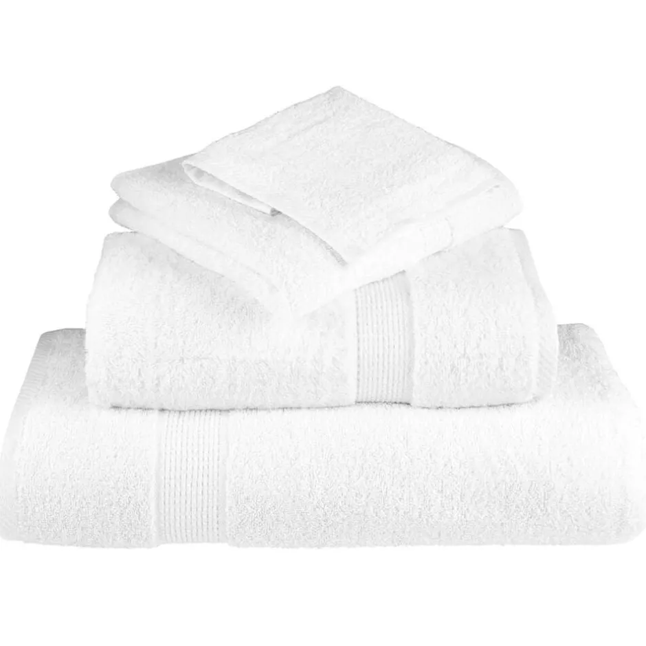 Discount vidaXL Gästhandduk SOLUND 2 pcs 15 x 21 cm 550 gsm Vit