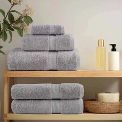 Best vidaXL Gästhandduk SOLUND 2 pcs 15 x 21 cm 550 gsm Grå