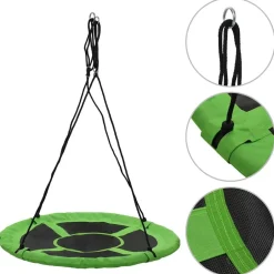 Online vidaXL Gunga 110 cm 100 kg Grön