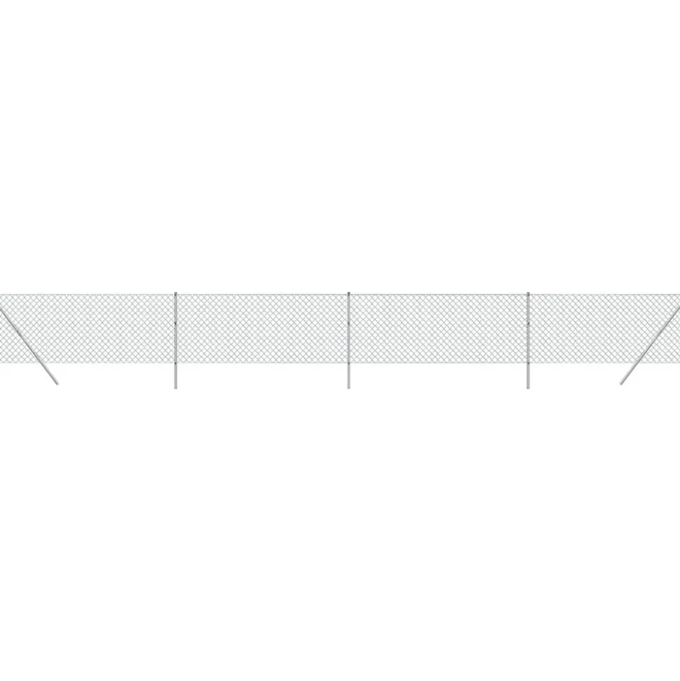 vidaXL Gunnebostängsel silver 1x10 m