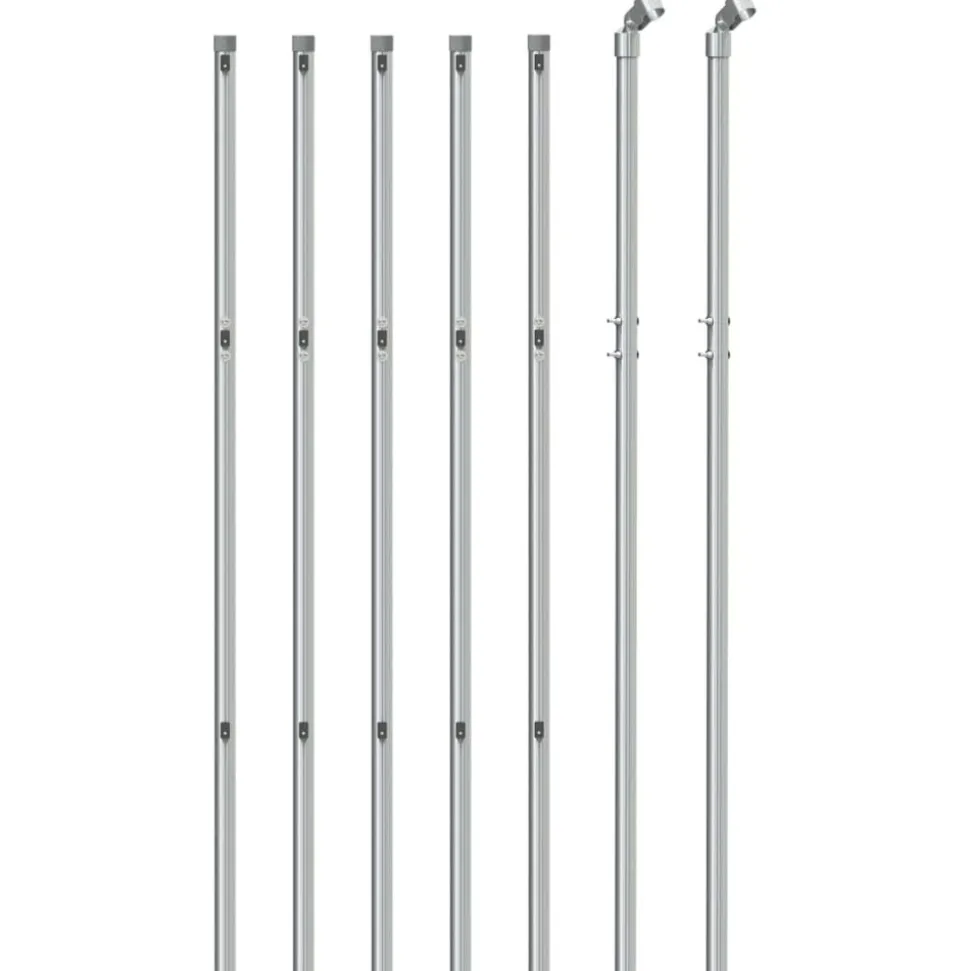 vidaXL Gunnebostängsel silver 1x10 m
