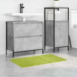 vidaXL Halkfri Badmatta Grön 50 x 80 cm PP