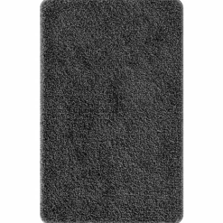 vidaXL Halkfri Badmatta Mörkgrå 50 x 80 cm PP