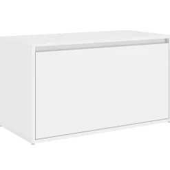 vidaXL Hallbänk 80x40x45 cm konstruerat trä Vit