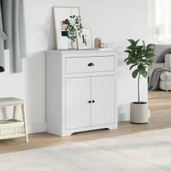 vidaXL Hallskåp BODO vit 80x35x90 cm