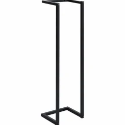 vidaXL Handdukshängare svart 25x20x95 cm järn