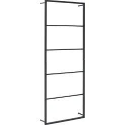 Sale vidaXL Handdukshängare 45x10x115 cm stål Svart