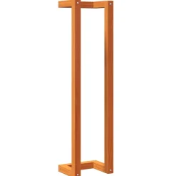 vidaXL Handdukshängare vaxbrun 23x18x90 cm massiv furu