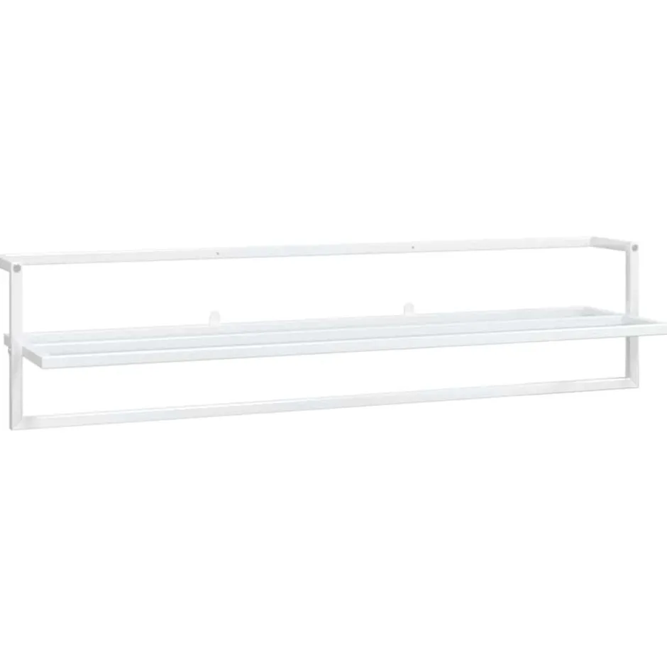 Discount vidaXL Handdukshängare 95x25x22 cm järn Vit