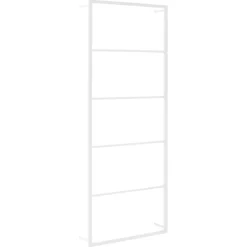 vidaXL Handdukshängare vit 45x10x115 cm stål