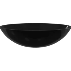 vidaXL Handfat glas 50x37x14 cm svart