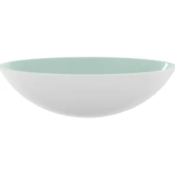 vidaXL Handfat glas 50x37x14 cm vit
