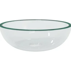 vidaXL Handfat härdat glas 35x12 cm transparent