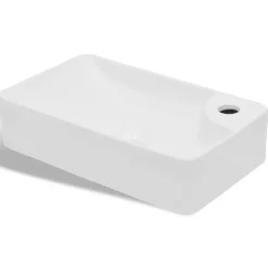 New vidaXL Handfat i keramik Vit