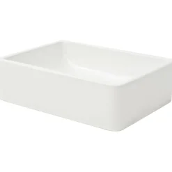 vidaXL Handfat keramik vit 41x30x12 cm