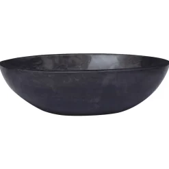vidaXL Handfat 53x40x15 cm marmor Svart