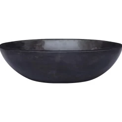 vidaXL Handfat 53x40x15 cm marmor Svart