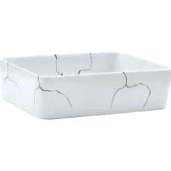 Discount vidaXL Handfat rektangulär 46x35,5x13 cm keramik Vit