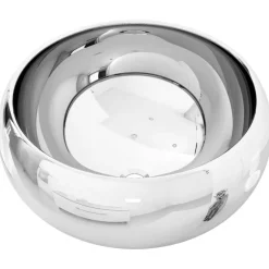 vidaXL Handfat 40x15 cm keramik Silver