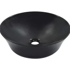 Sale vidaXL Handfat 41x12,5 cm keramik Svart