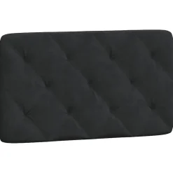 Hot vidaXL Headboard Cushion Black 80 cm Velvet Svart