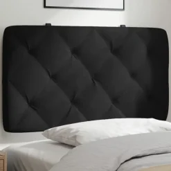 Hot vidaXL Headboard Cushion Black 80 cm Velvet Svart