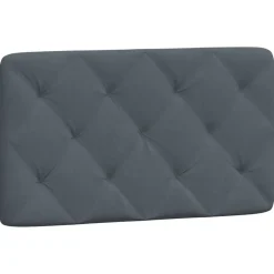 Clearance vidaXL Headboard Cushion Dark Grey 80 cm Velvet Mörkgrå