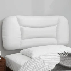 vidaXL Headboard Cushion "Hvar" White 80 cm Faux Leather