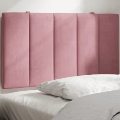 Sale vidaXL Headboard Cushion "Hanko" Pink 80 cm Velvet Rosa