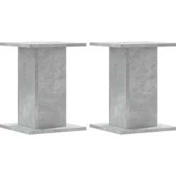 vidaXL Högtalarställ 2 st betonggrå 30x30x40 cm konstruerat trä